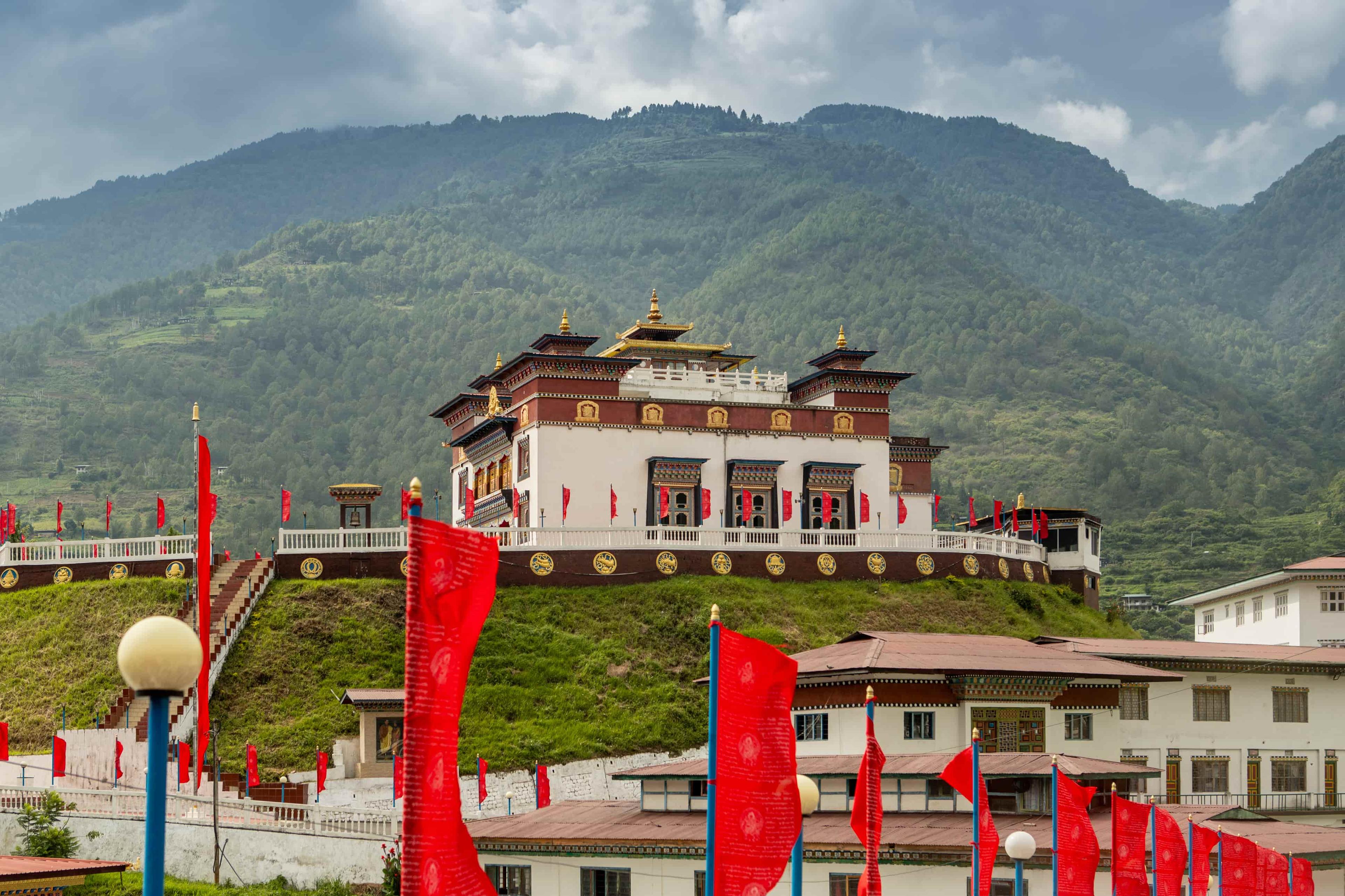 Rangjung Woesel Chöling Monastery in the hills of eastern Bhutan